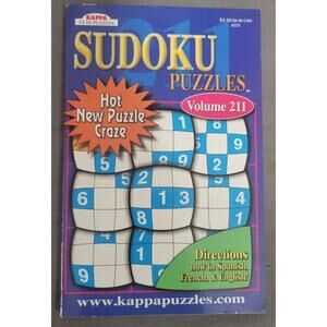Sudoku Puzzles Volume 211 Paperback Puzzle Book